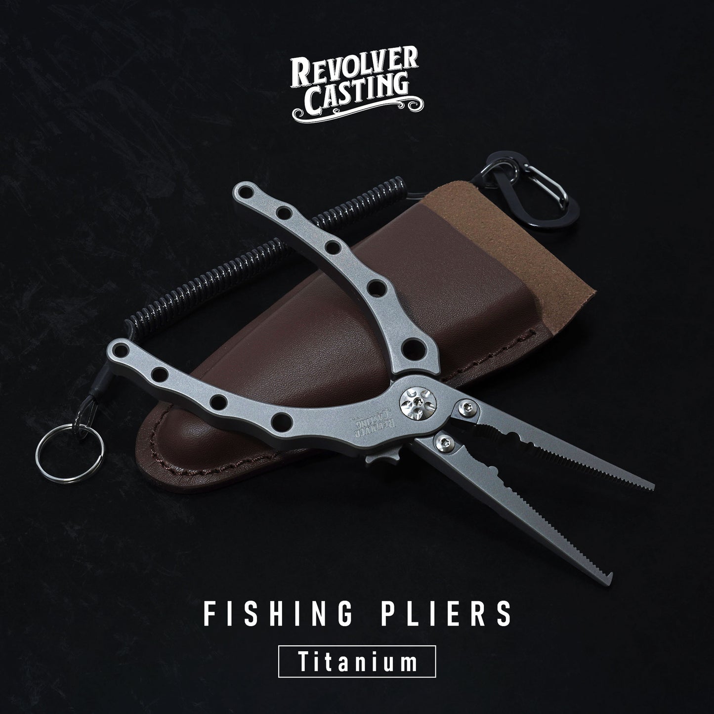 FISHING PLIERS BULLET JAW フィッシングプライヤー 本革ケース付き商品画像