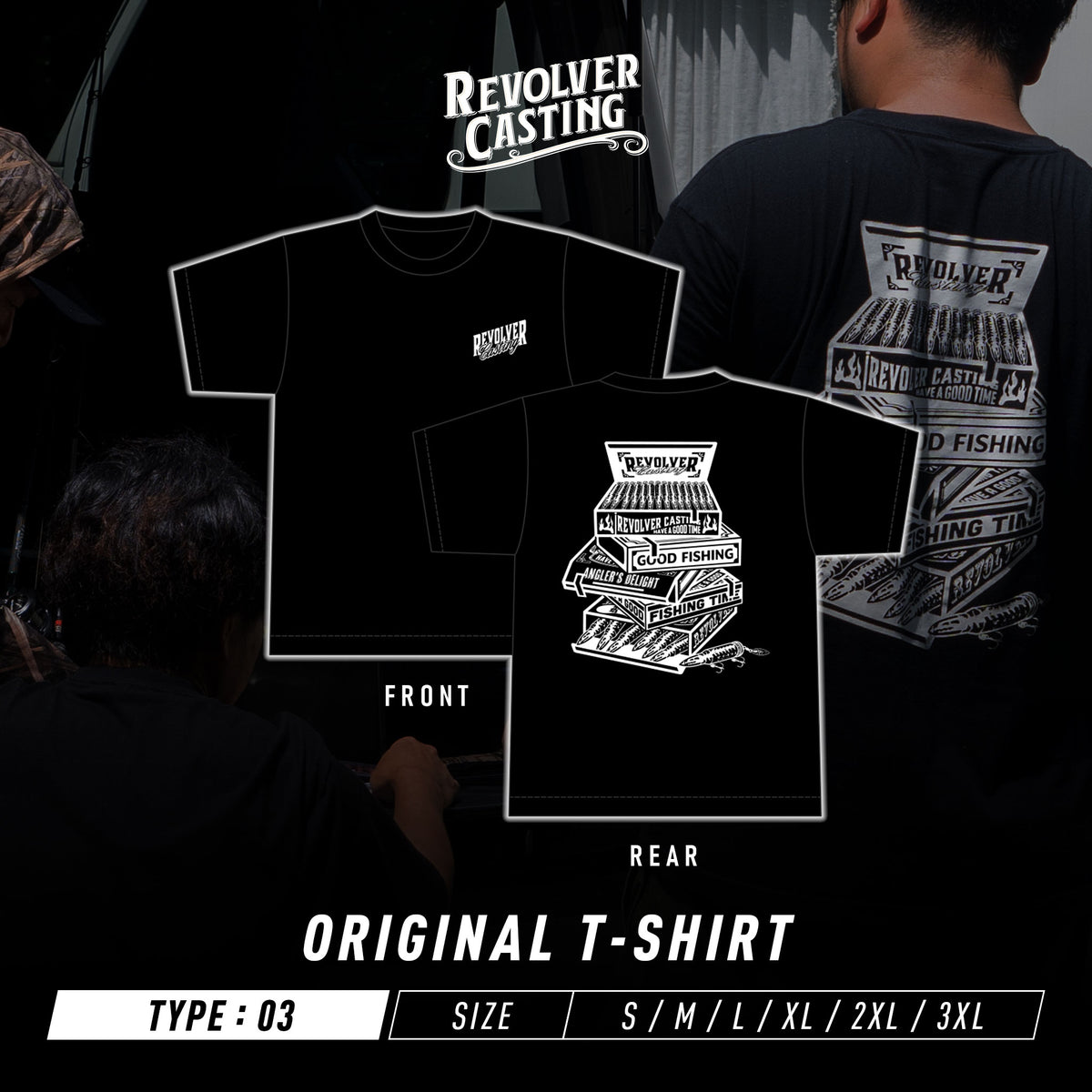 REVOLVER CASTING T-SHIRT TYPE03｜オリジナルTシャツ｜REVOLVER CASTING